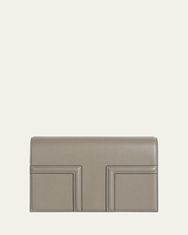 T-Flap Bag in Smooth Leather